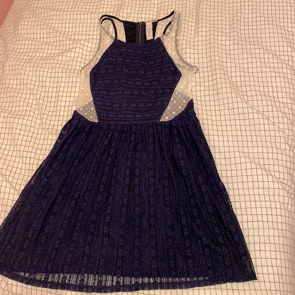 Robin-K Navy Blue Dress